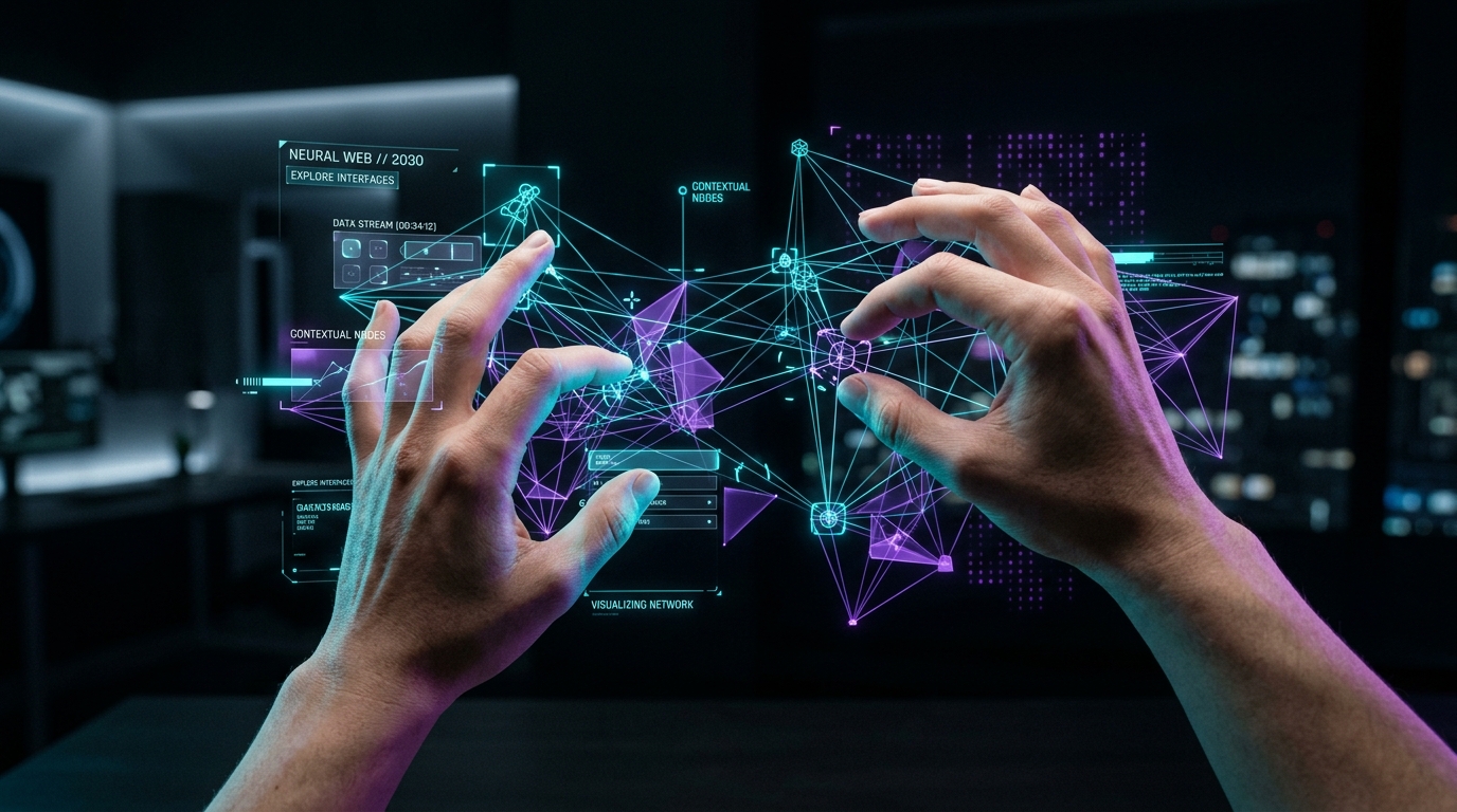 Mänsklig interaktion med 3D-hologram och webbgränssnitt